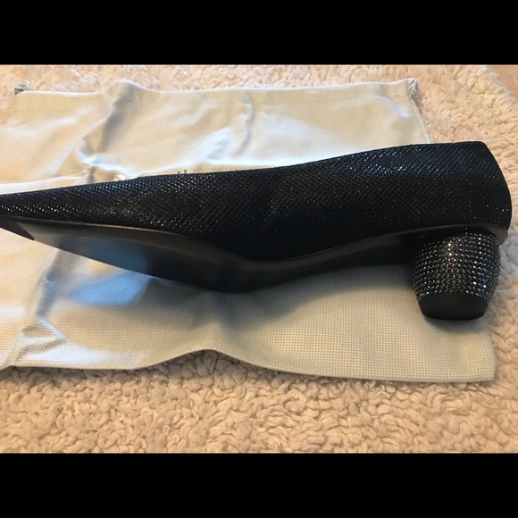 Stuart Weitzman Pocoglobe in Black Noir Size 9N - Picture 8 of 14